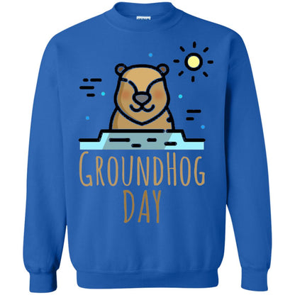 Happy Groundhog Day T-shirt Feb 2nd Royal