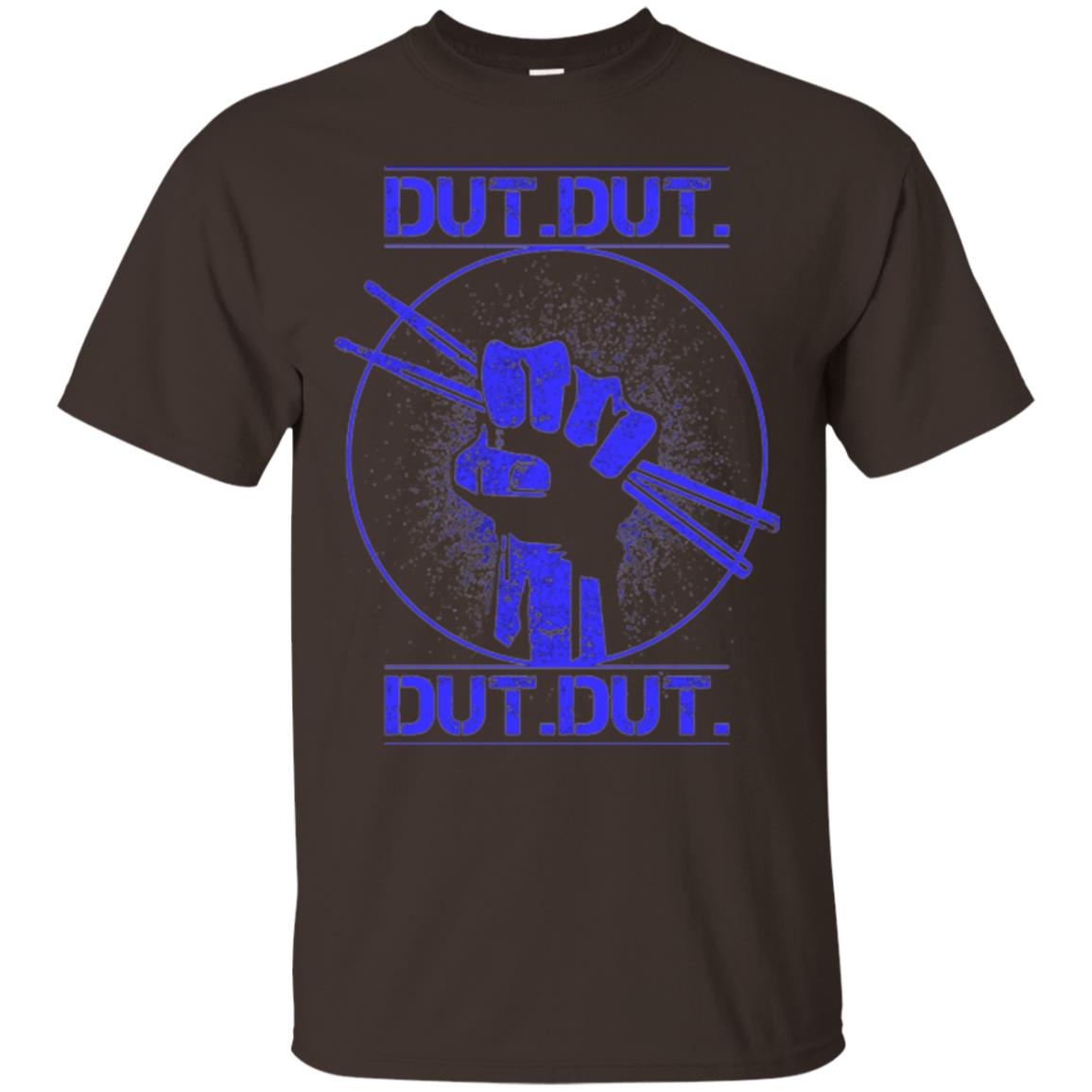 Drum Lovers T-shirt Dut Marching Band Dark Chocolate