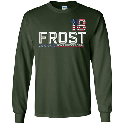 Frost 2018 T-shirt Make Nebraska Great Again Forest Green
