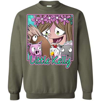 Little Kelly Minecraft Little Club Adventures Shirt Military Green