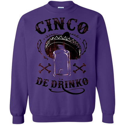 Badass Cinco De Drinko T-shirt Funny Cinco De Mayo Purple