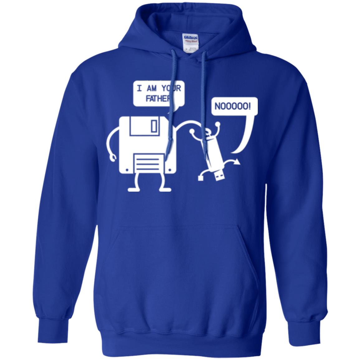 Usb Floppy Disk T-shirt I Am Your Father Royal