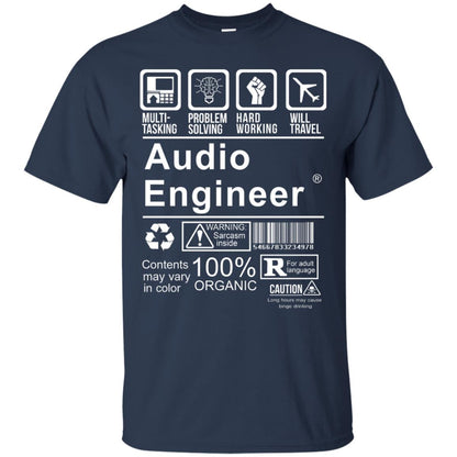 Audio Engineer Shirt Multi Tasking Problem Solving Navy