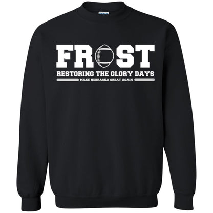 Football T-shirt Scott Frost 2018 Make Nebraska Black