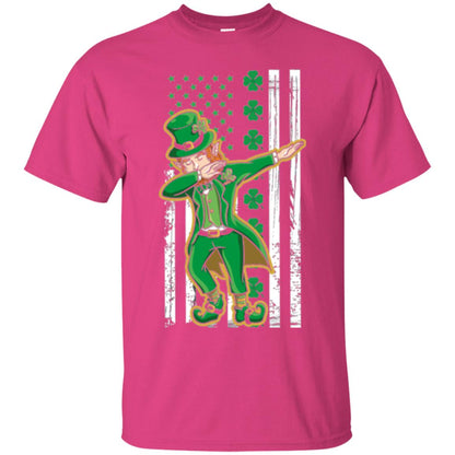Dabbing Leprechaun St. Patrick's Day T-shirt Heliconia
