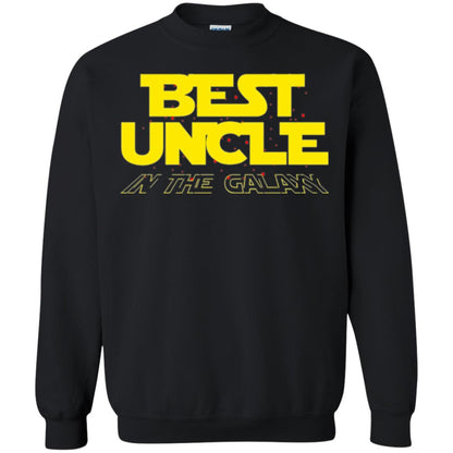 Uncle T-shirt Best Uncle In The Galaxy Black