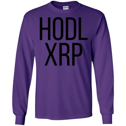 Hodl Xrp Ripple Cryptocurrency Alt Coin T-shirt Purple