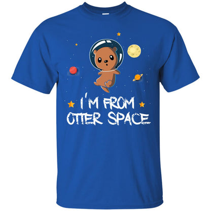 I_m From Otter Space Lovely Otter T-shirt Royal