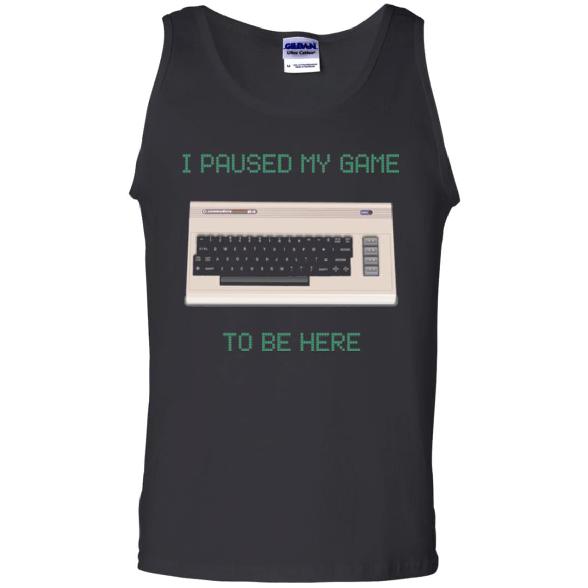 Retro Gamer T-shirt I Paused My Game To Be Here Black