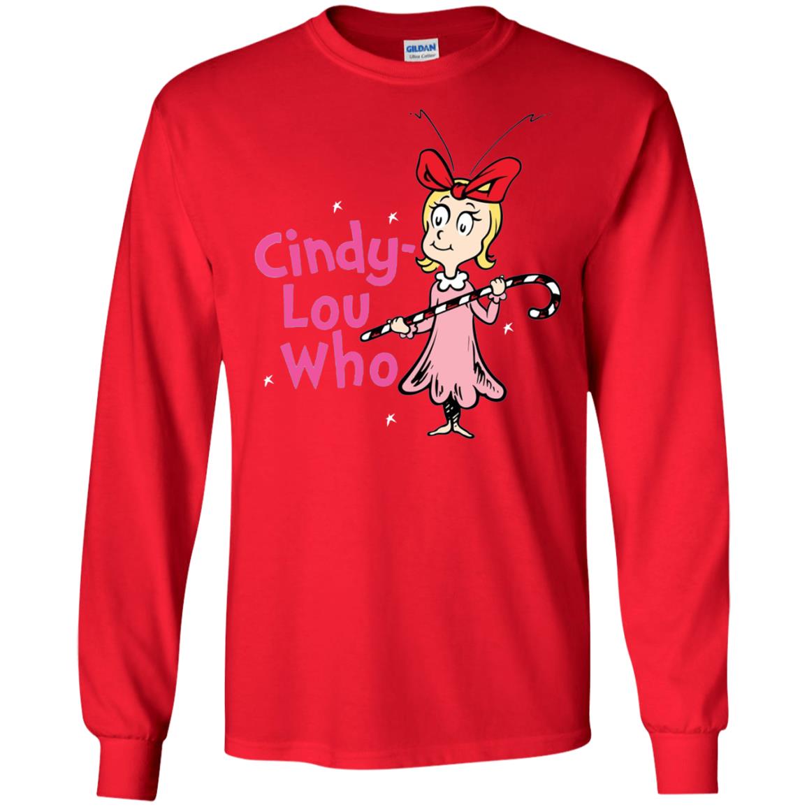 Dr. Seuss Cindy-lou Who T-shirt Red