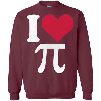 I Love Pi Vintage Retro Pi Day T-shirt Maroon