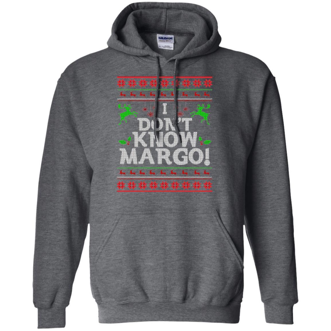 Christmas T-shirt I Don't Know Margo Dark Heather