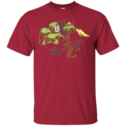 Film T-shirt Bastion Overgrown Spray T-shirt Cardinal