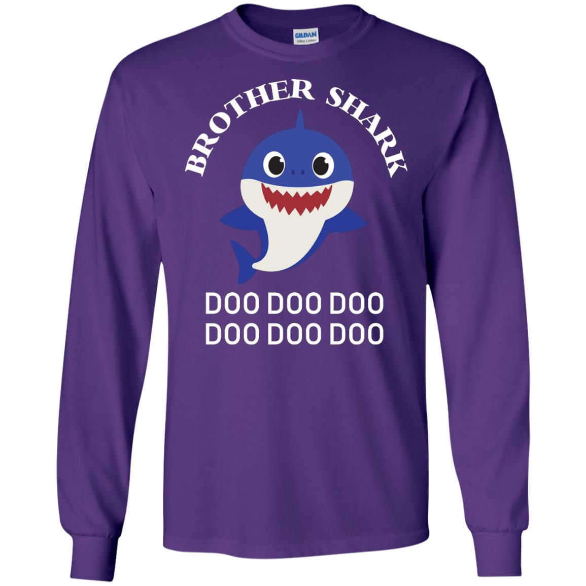 Brother Shark Family Shark Shirt Purple