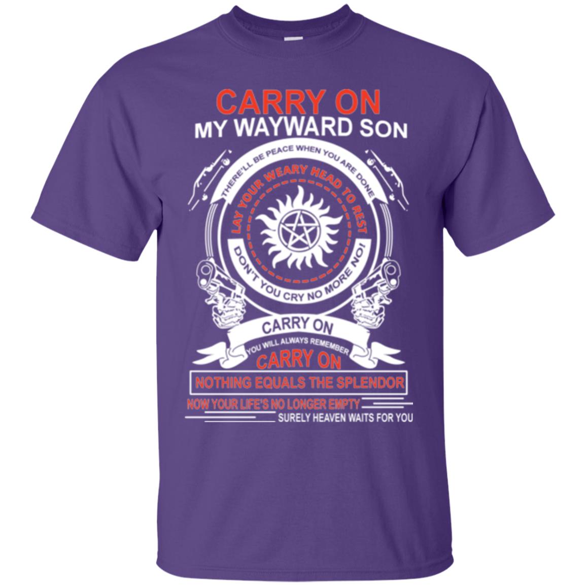 Carry On My Wayward Sonthere Will Be Place When You Are Done Purple