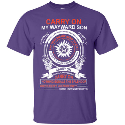 Carry On My Wayward Sonthere Will Be Place When You Are Done Purple