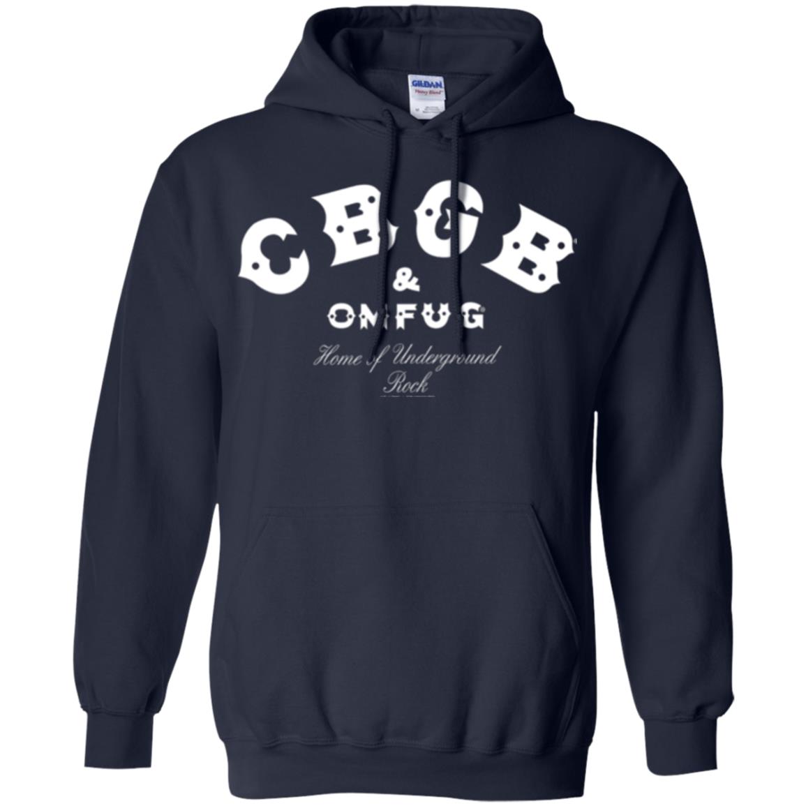 Music T-shirt Cbgb And Omfug Home Of Underground Rock Navy