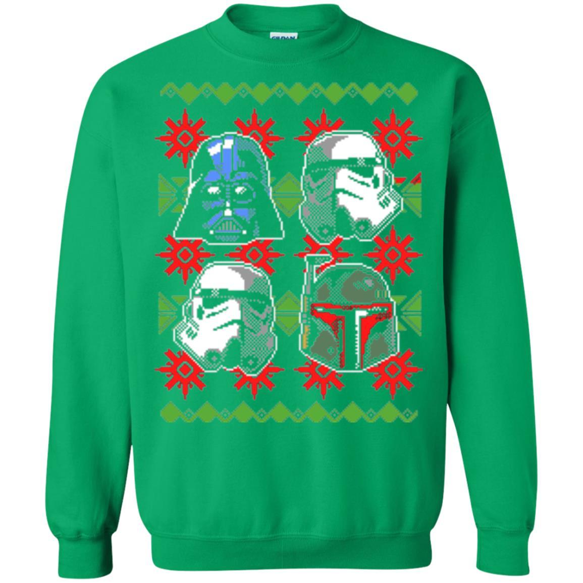 Film T-shirt Christmas Sweater Empire Helmets Irish Green