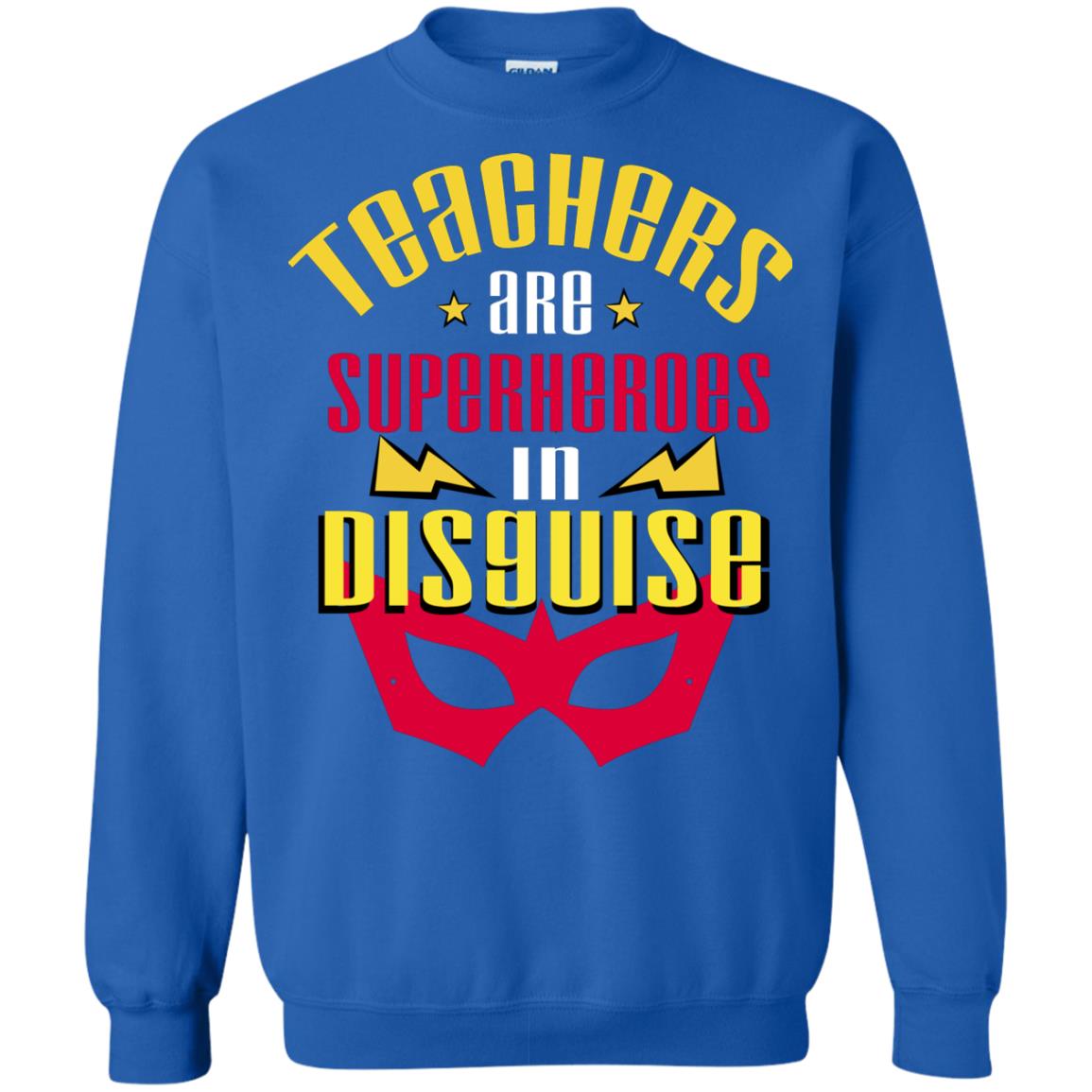 Teachers Are Superheroes In Disguise Movie Fan T-shirt Royal