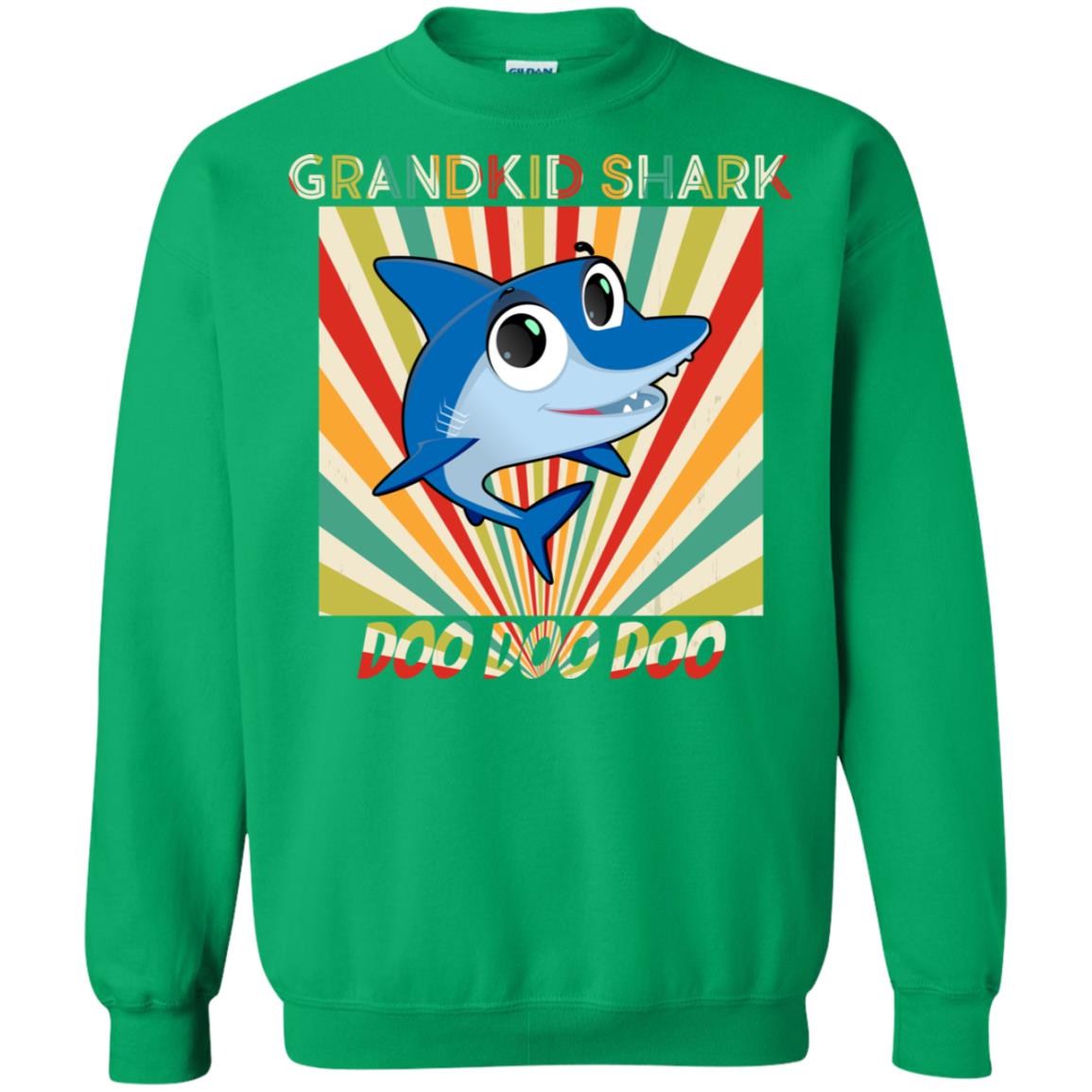 Grandkids Shark Doo Doo Doo Family Shark Gift Shirt Irish Green