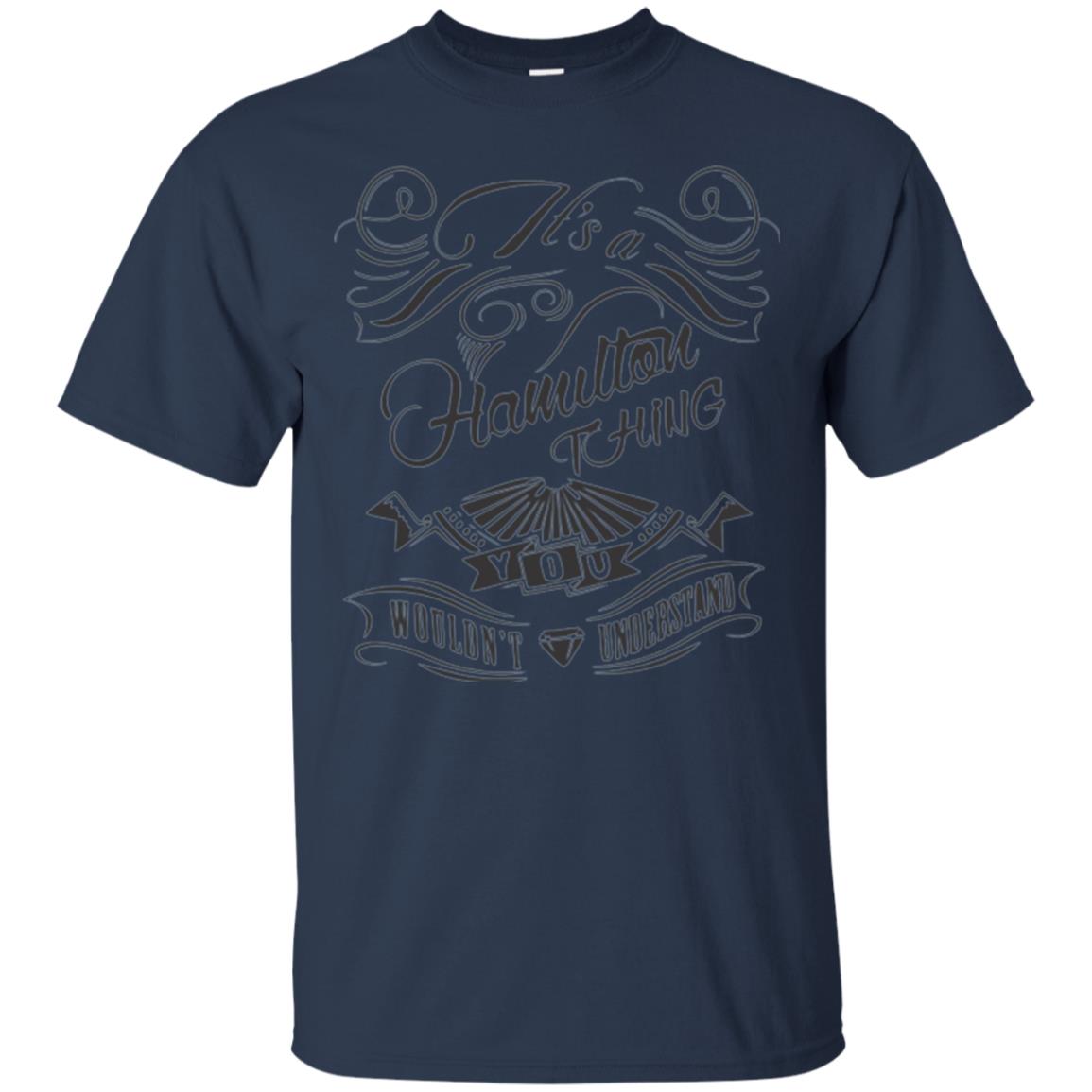 Musican T-shirt It_s A Hamilton Thing Navy