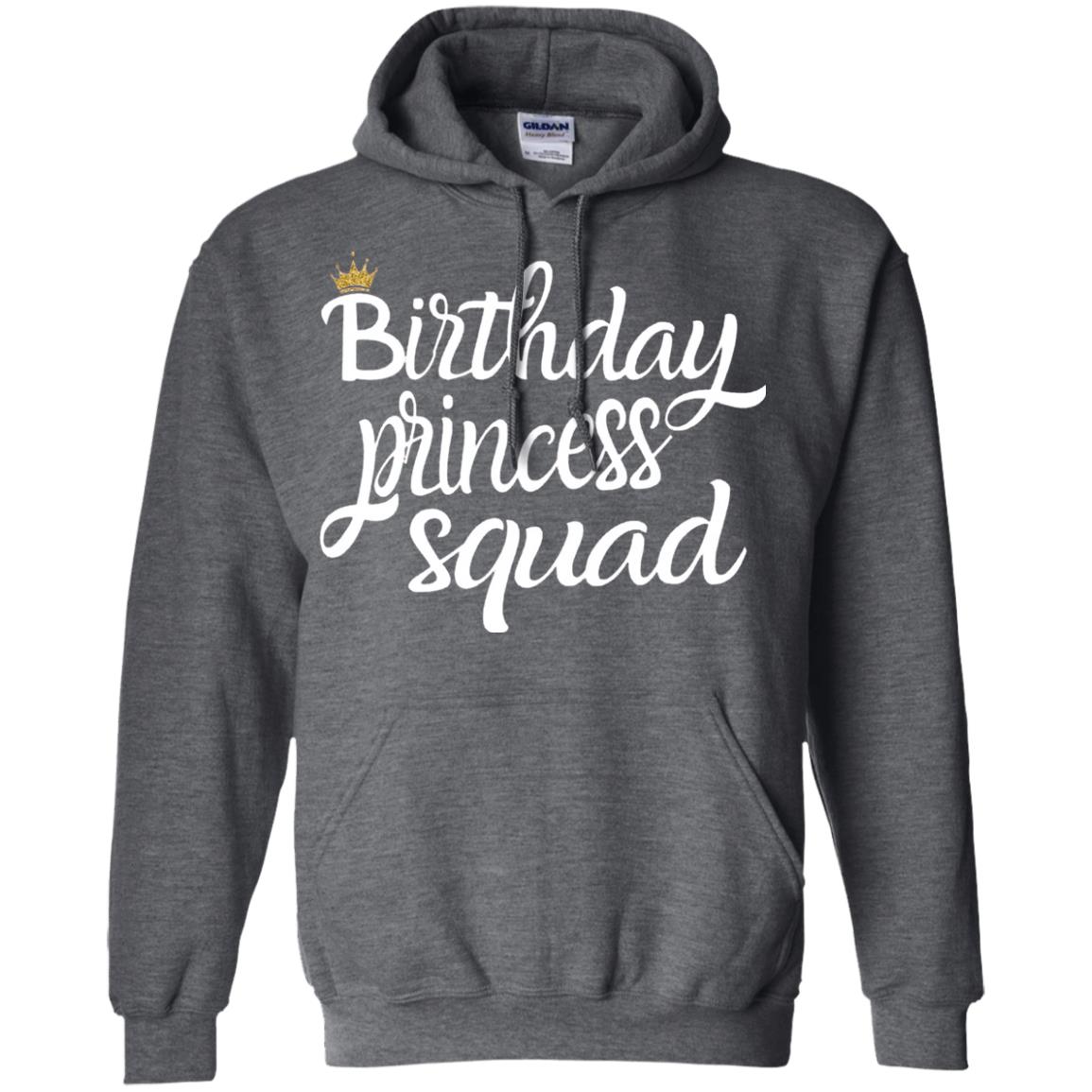 Birthday T-shirt Princess Squad Dark Heather