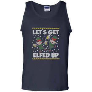 Christmas T-shirt Let's Get Elfed Up