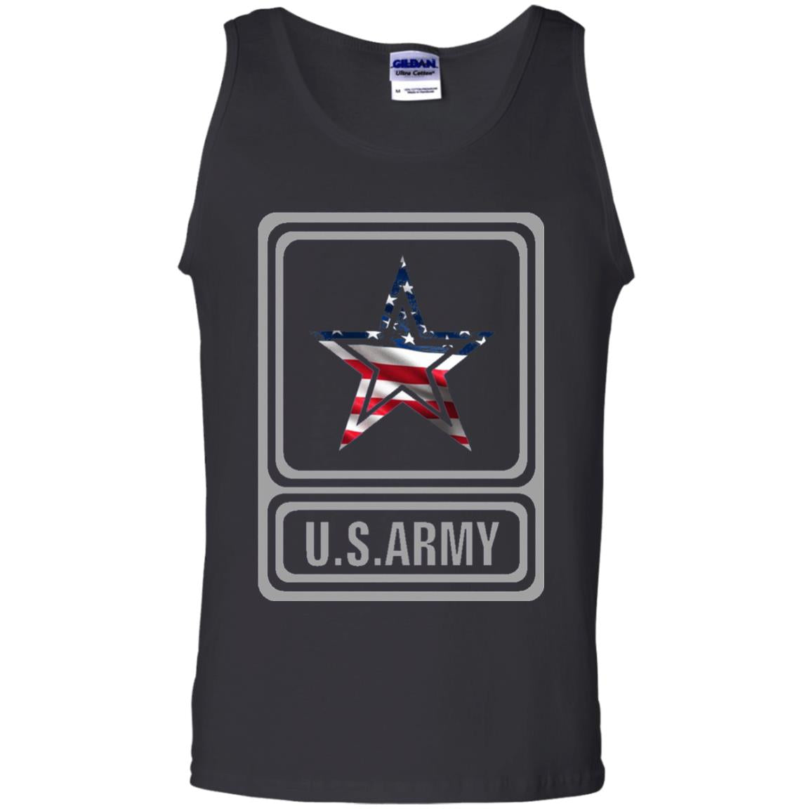 United States Army Original Us Flag T-shirt Black