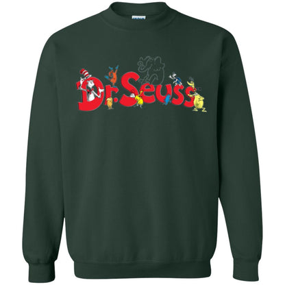 Film Lover T-shirt Dr. Seuss Family T-shirt Forest Green