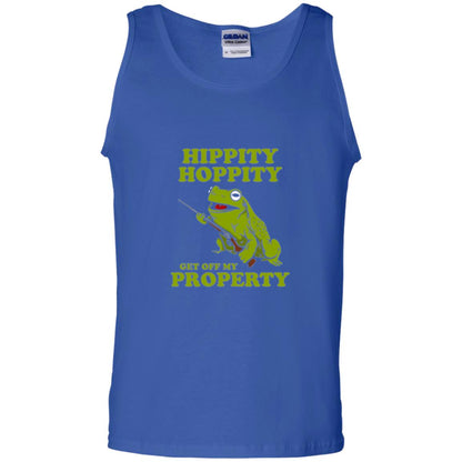 Frog Lover T-shirt Hippity Hoppity Get Off My Property Royal