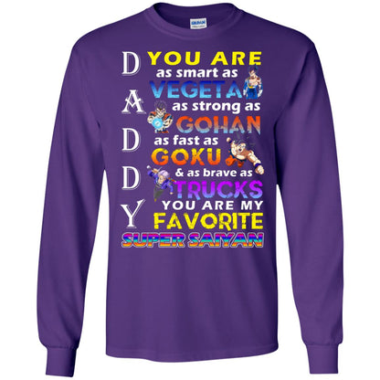 You Are As Smart As Vegeta Daddy T-shirt Purple