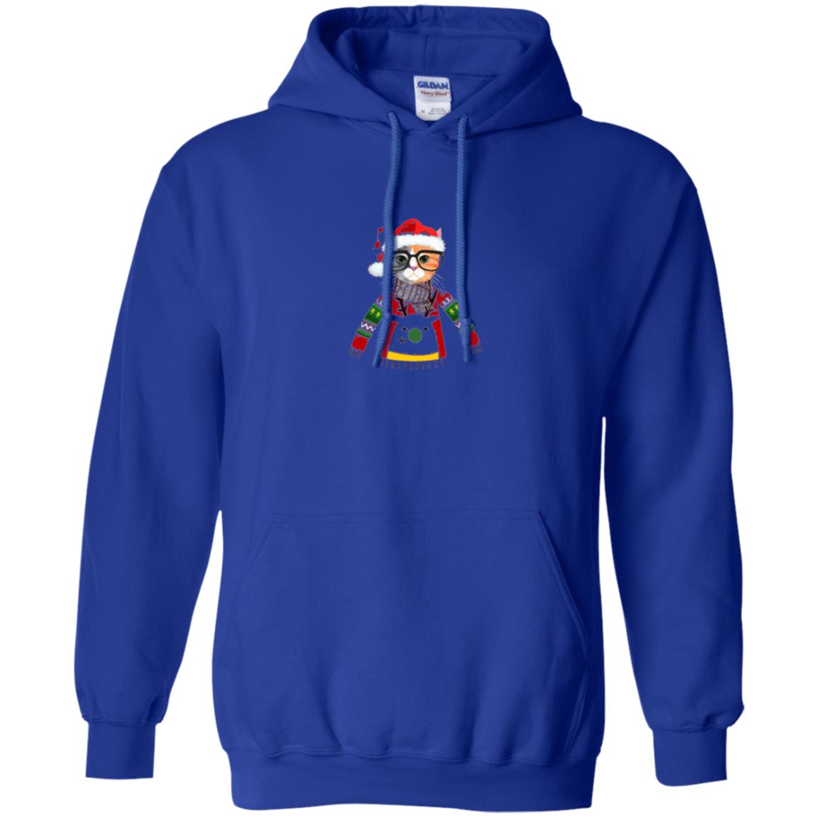 Cat Lovers T-shirt Meowy Christmas Royal
