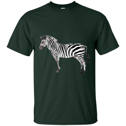Awesome Zebra T-shirt Forest Green