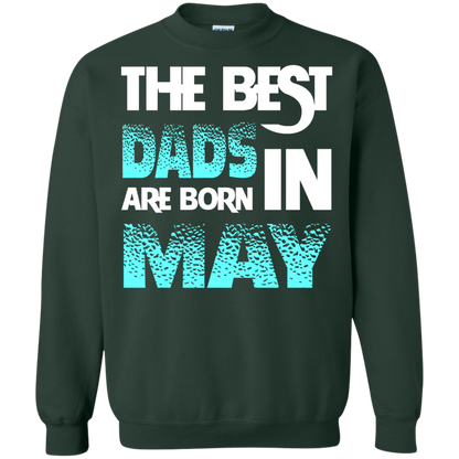 Daddy T-shirt The Best Dads Are Born In May Forest Green