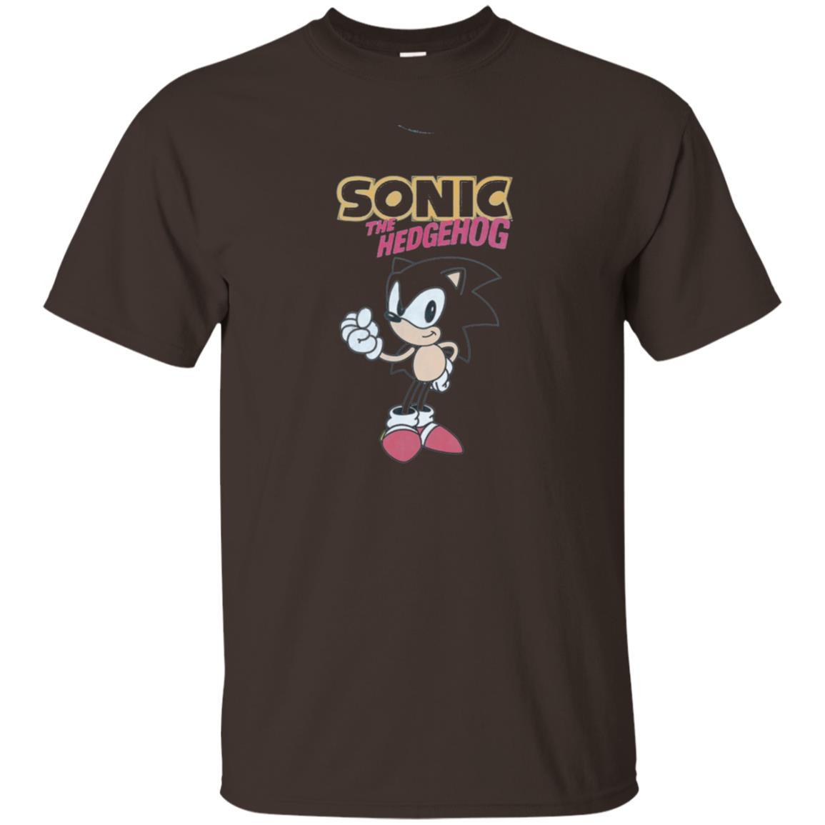 Movie T-Shirt Sonic The Hedgehog Dark Chocolate