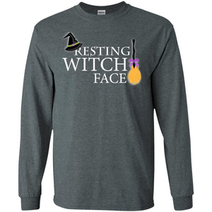 Reasting Witch Face ShirtG240 Gildan LS Ultra Cotton T-Shirt