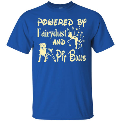 Powered Up Fairydust And Pit Bulls Dog Lover Shirt Royal
