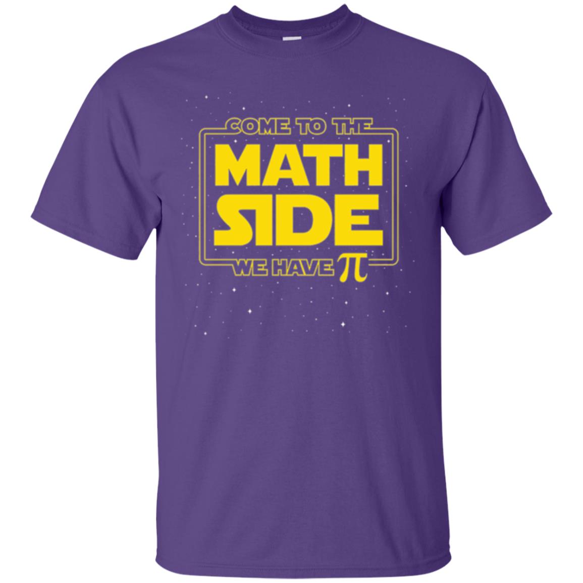 Math Lovers T-shirt Come To The Math Side We Have Pi Purple