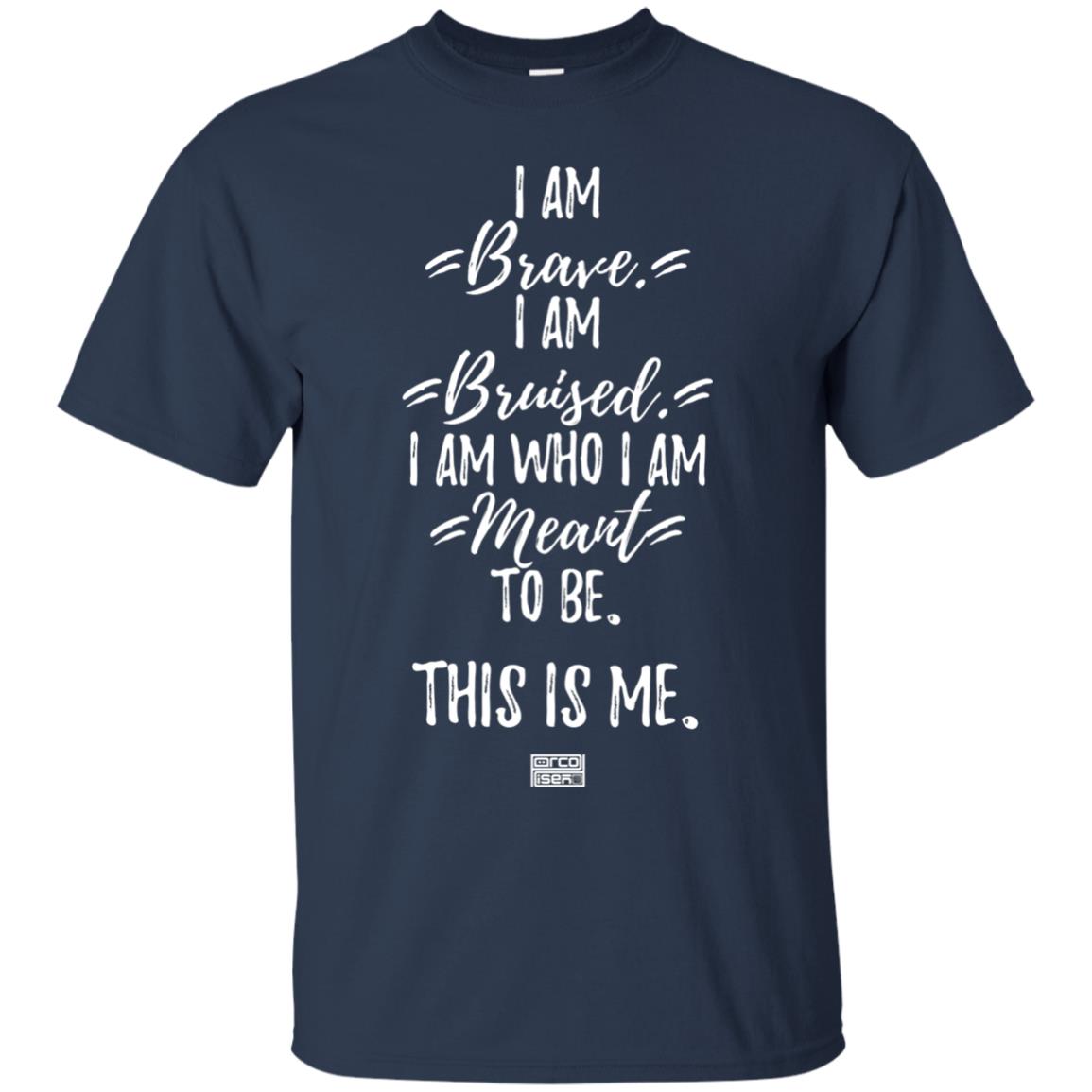 Brave This Is Me Proud Musical Theatre Performer T-shirt Navy