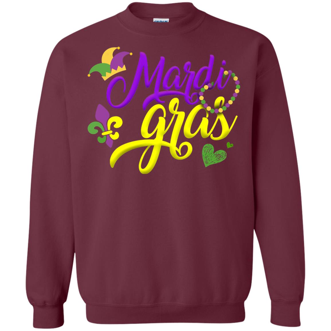 Mardi Gras 2018 T-shirt Maroon
