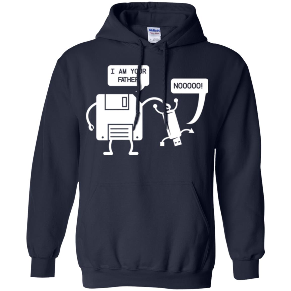 Usb Floppy Disk T-shirt I Am Your Father Navy