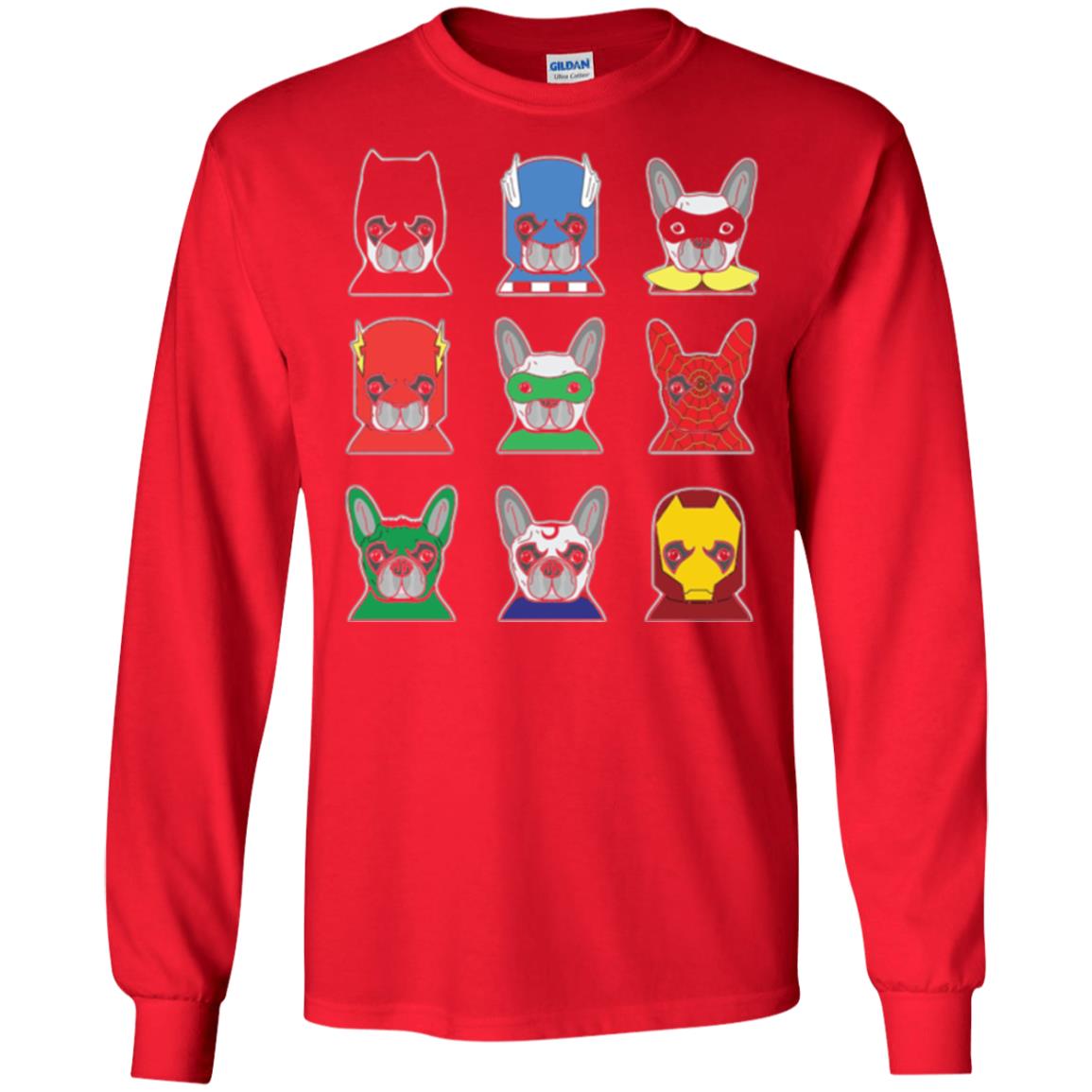 Dog Lover T Shirt Bulldog Bulldogs Heroes Red