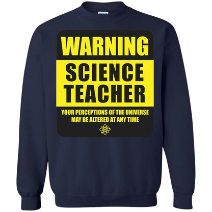 Science Teacher Your Perceptions Of The Universe T-shirt Navy