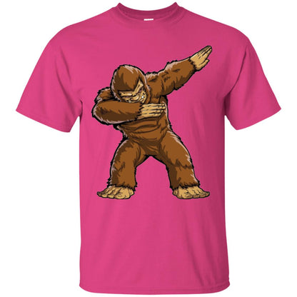 Monkey T-shirt Bigfoot Sasquatch Dabbing Heliconia
