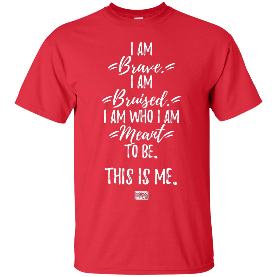 Brave This Is Me Proud Musical Theatre Performer T-shirt Red
