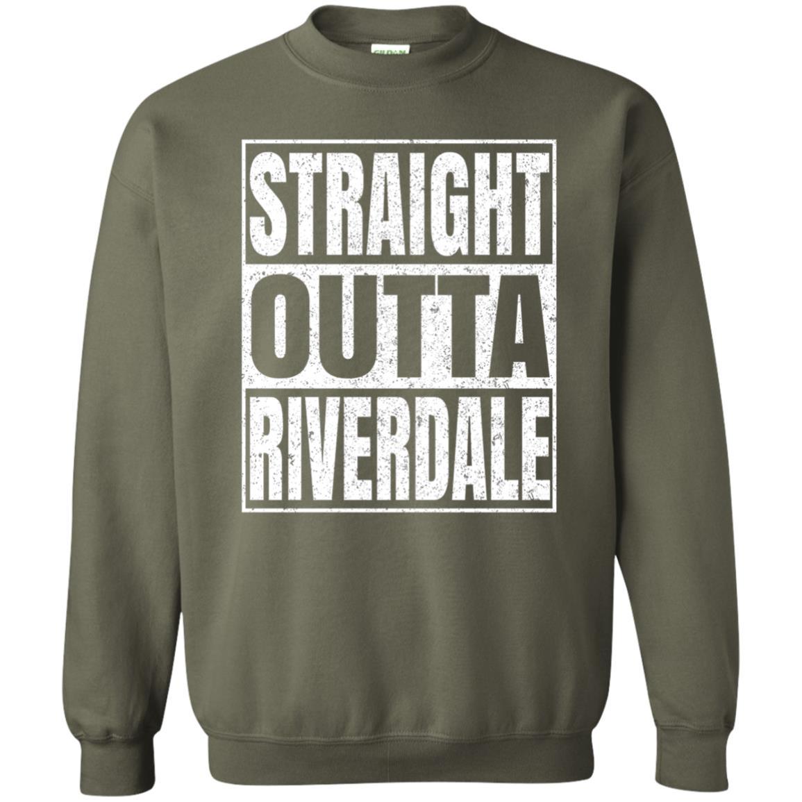 United States T-Shirt Straight Outta Riverdale Military Green