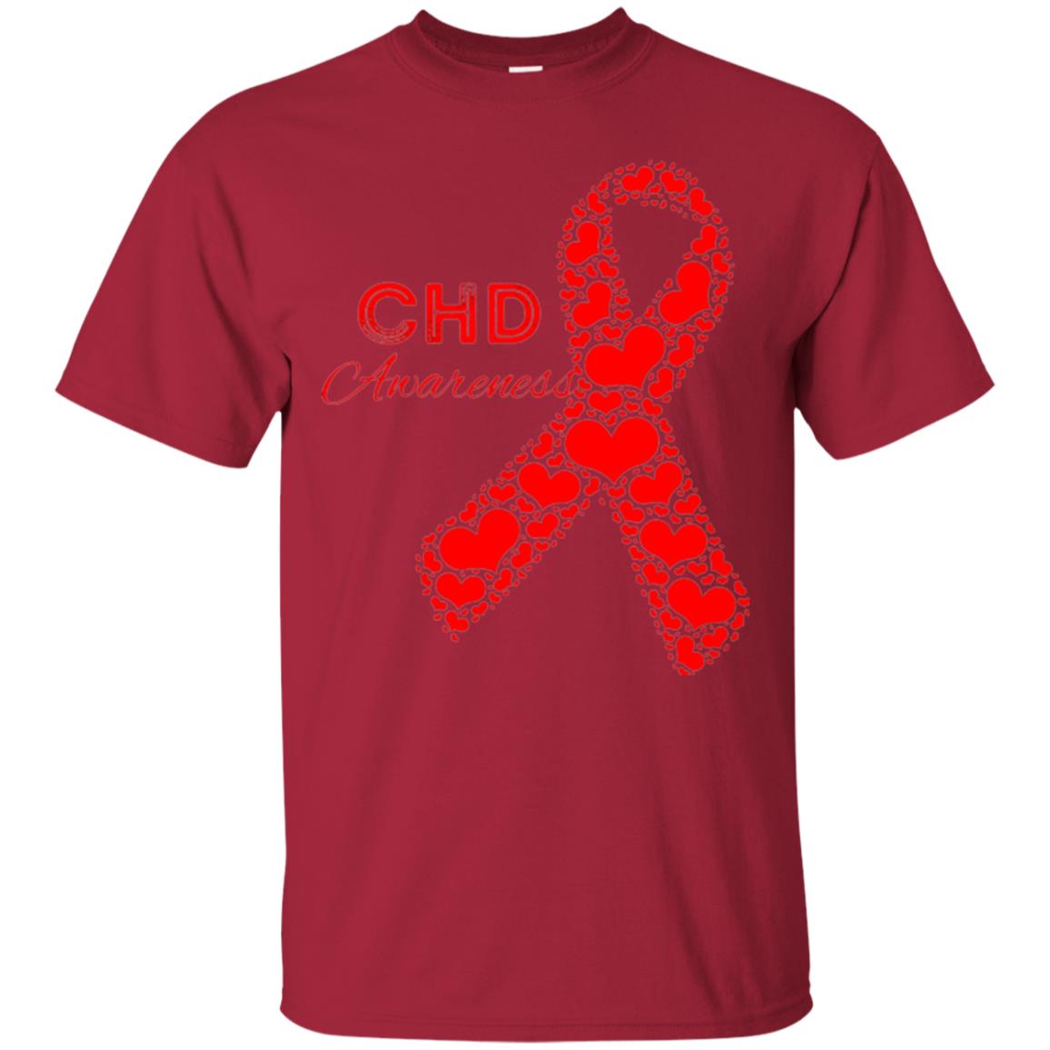 Chd Congenital Heart Defect Awareness T-shirt National Wear Red Cardinal