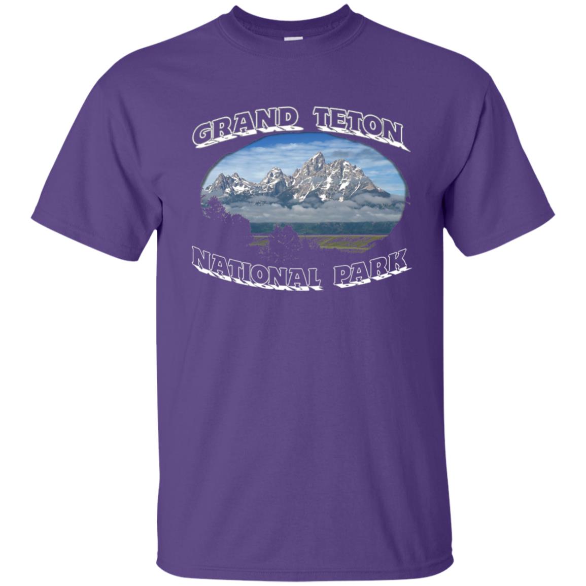 Grand Teton National Park T-shirt Purple
