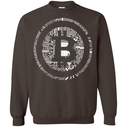 Crypto Currency Traders Bitcoin T-shirt Dark Chocolate
