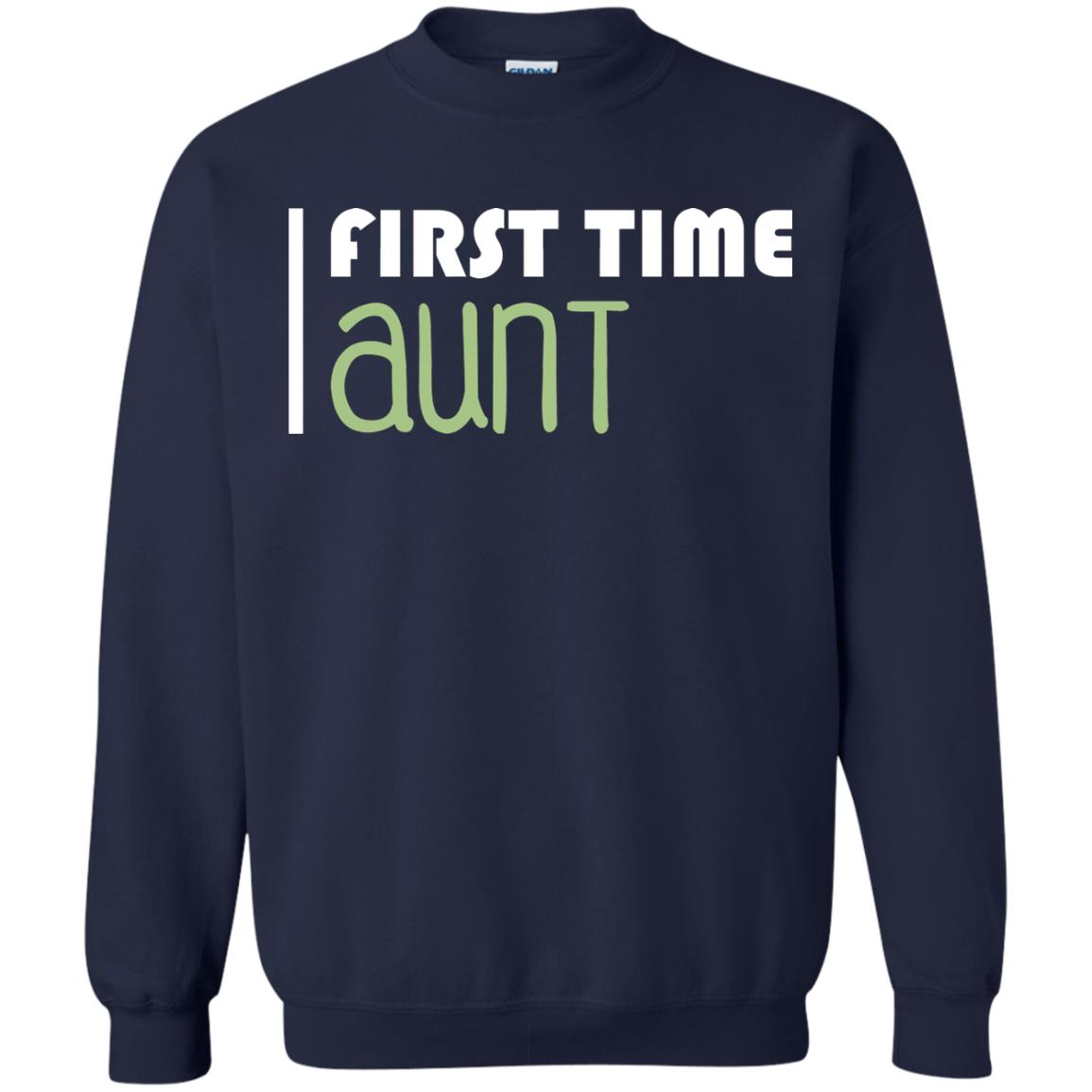 First Time Aunt New Auntie Shirt Navy